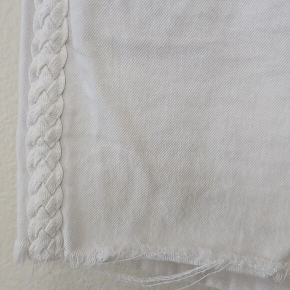 JBrand White Denim Cutoff Shorts 30 - Picture 4 of 8